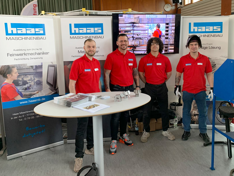 Berufsinfomesse 2026 bei Haas Maschinenbau